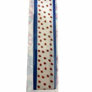 Strawberry pattern purse scarf